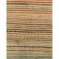 thumbnail image 1 of Ahgly Company Indoor Rectangle Abstract Saddle Brown Abstract Area Rugs, 2' x 4', 1 of 6