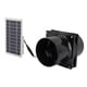 thumbnail image 1 of Ventilador de Escape Con Energía Solar, Tubbería Redonda 10W Ventilador de Ventilacia Solar Ahorro de Energía 12V para Invernadero, 1 of 7