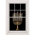 thumbnail image 2 of WOWindow Posters Hannukah Menorah Poster Window Decoration 34.5"x60" Backlit Poster plus candle flame cover up stickers, 2 of 4