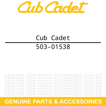 

CUB CADET 503-01538 Hex Head Flange Bolt M6x45 Challenger EPS 750 550 4x4