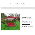 thumbnail image 3 of Replacement  Only Patio Swing  Porch Top Cover Outdoor Seat Furniture(NO Swing frame), 3 of 9