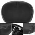 thumbnail image 4 of M Buder Sillín de Bicicleta de Cuero PU Asiento Ancho y Cómodo Transpirable Amortiguador Suave para Ciclismo de Montaña y Ruta Equipo de Equitación sin Nariz Negro Unisex Todas las Temporadas, 4 of 9