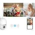thumbnail image 1 of Cámara de seguridad WiFi para exteriores 1080P Rotación de 360 ° Audio bidireccional Visión nocturna Alerta de detección de movimiento Impermeable IP 65 (Sin zoom) ACTIVE Biensenido a ACTIVE, 1 of 1