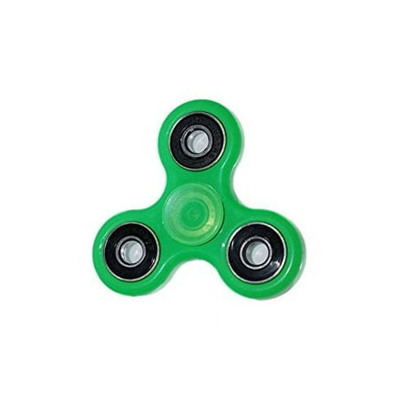 Glow in the Dark Fidget Spinner Toys Stress for Anti-Anxiety Relief from ADHD, Anxiety, and Boredom For Kids and Adults, Green