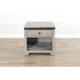 thumbnail image 5 of Sunny Designs Traditional Mahogany Wood End Table in Alpine Gray, 5 of 5