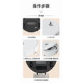 thumbnail image 4 of 3-in-1 Robot Vacuum Cleaner Smart Navigation Automatic Sweeping Mopping Machine for Hard Floor Carpet Pet Hair Battery Powered, Black, 4 of 4