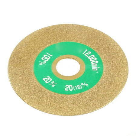 

100mm Diamond Coated Grinding Wheel Disc Gold For Carbide Stone Angle Grinder