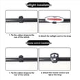 thumbnail image 5 of 2X Luz Trasera Solar para Bicicleta con Intermitentes de Advertencia, Recargable por USB, Control Remoto Inalámbrico., 5 of 5