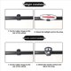 thumbnail image 5 of 2X Luz Trasera Solar para Bicicleta con Intermitentes de Advertencia, Recargable por USB, Control Remoto Inalámbrico., 5 of 5