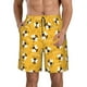 thumbnail image 1 of Balery Cute Bee Butterfly Yelllow Traje de Baño Estilo Hawaiano para Hombre, Shorts de Secado Rápido con Bolsillos-3X-Large, 1 of 6