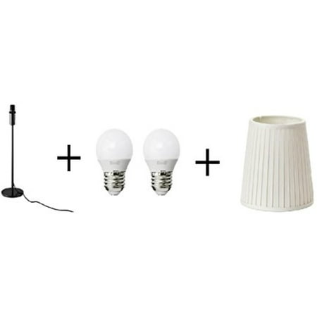 Ikea Table Lamp Base Black Shade Off White Led Bulb E26 200 Ikea Table Lamp Base Black Shade Off White Led Bulb