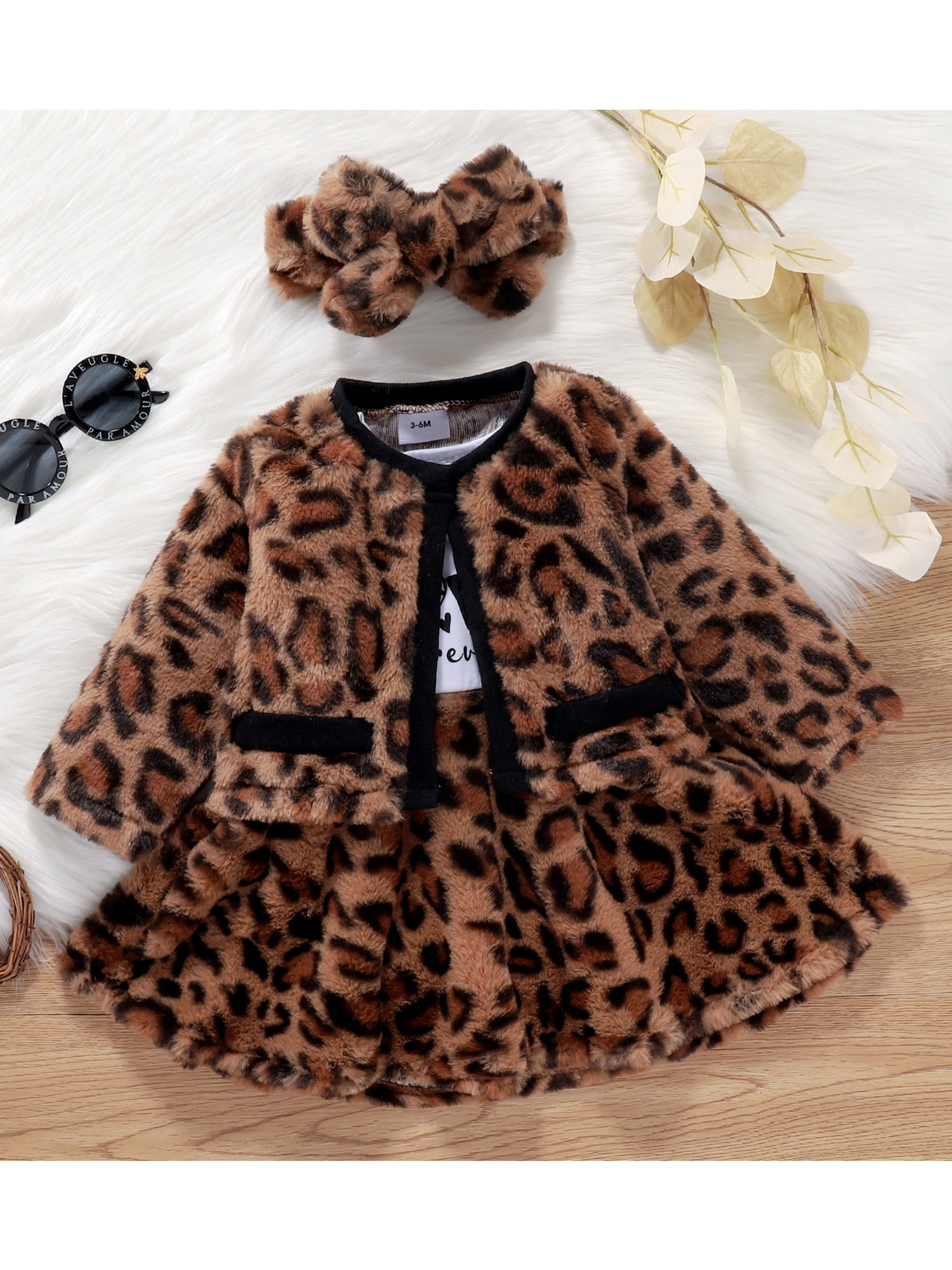 Leopard print coat for shop baby girl