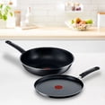 thumbnail image 2 of Set de Crepera 25 cm y Wok 28 cm T-fal Simplicity color negro, 2 of 2