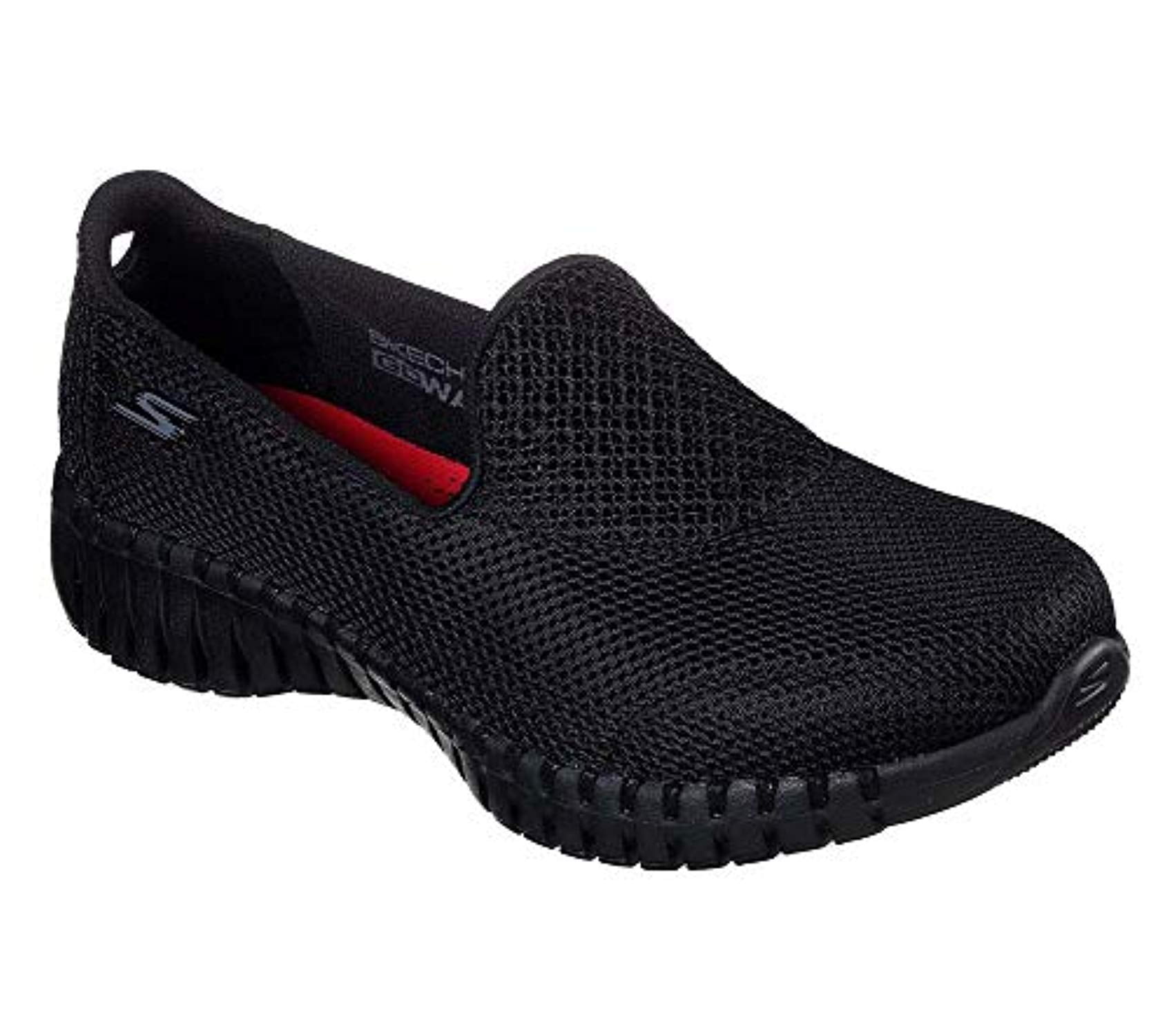 Skechers - Skechers Women's GO Walk Smart - 16700 Shoe, Black, 8 M US ...