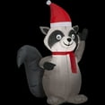 thumbnail image 3 of Airblown Inflatables Holiday Raccoon, 3 of 3