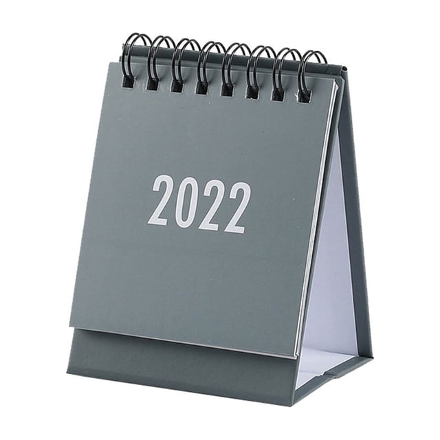 ICQOVD 2022 Creative Desktop Desk Calendar Student Portable Notepad Calendar Decoration
