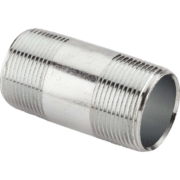 halex 64361 conduit nipples rigid and intermediate metallic conduit (imc) fittings steel (10 piece), 1/2" x 6"