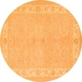 thumbnail image 1 of Ahgly Company Indoor Round Persian Orange Traditional Area Rugs, 5' Round, 1 of 1