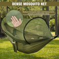 thumbnail image 2 of Hamaca de Camping FIRINER con Mosquitera color Verde Armado, 2 of 8