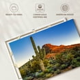 thumbnail image 6 of Elephant Stock Sonoran Desert Wall Art - Horizontal Canvas Wall Art - Living Room Wall Decor - Nature Canvas - Green And Orange Decor - 24" x 16", 6 of 8