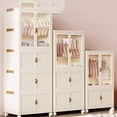 thumbnail image 3 of Kids Baby Wardrobe Modern Nordic Hanging Hotel Bedroom Wardrobe Organizer Display Armario Plegable Para Ropa Bedroom Furniture My Lux Decor Round, 3 of 16
