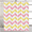 Yellow, variant on MONOJOY Blue Chevron Polyester Cloth Fabric Waterproof Shower Curtain, 72"L x 72"W