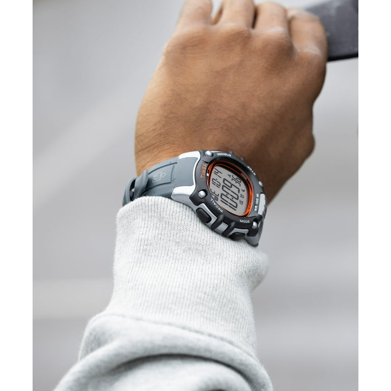 Timex Men's Ironman Classic 10 44mm Watch - Gray Strap Digital