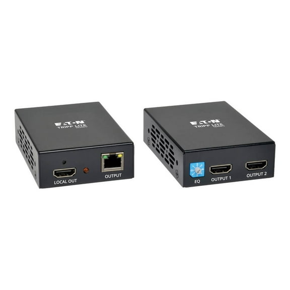 Eaton Tripp Lite Series HDMI over Cat5 Cat6 Video Extender Transmitter & Receiver TAA - Video/audio extender - over CAT 5/6 - 2 ports - up to 200 ft