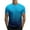Blue, variant on Lmnyox Casual Short Sleeve T Shirt for Men Loose Crew Neck Gradient Tee Shirts Summer Basic Beach Tops