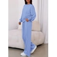 thumbnail image 4 of Conjunto de Sudadera y Pantalón de Pierna Ancha PRETTYGARDEN para Mujer Talla L, 4 of 8