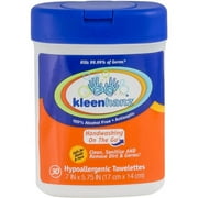 Kleenhanz Antiseptic Hand Wipes, Alcohol & Paraben Free, Freshly Scented (30 Count)