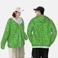 thumbnail image 5 of Picia St Patrick's Day Women's Men's UPF 50+ Sun Protection Hoodie Shirt Long Sleeve SPF Fishing Outdoor UV Hiking Lightweight Shirts-Small, 5 of 9
