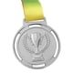 thumbnail image 3 of Medalla La Antorcha Recuerdo Premio Competición Deportiva Aleación Zinc Con Correa (Plata), 3 of 9