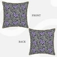 thumbnail image 3 of Fotbe Purple Butterflies Pattern Velvet Decorative Throw Pillow Covers with Elegant Piping, Soft Plush Cushion Cover for Sofa, Bed, Car, Office-16"x16", 3 of 8