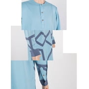 African Clothes for Men Dashiki Outfits Slim Fit Long Sleeve Top and Pant Set Attire Casual African Tracksuits WYN1669