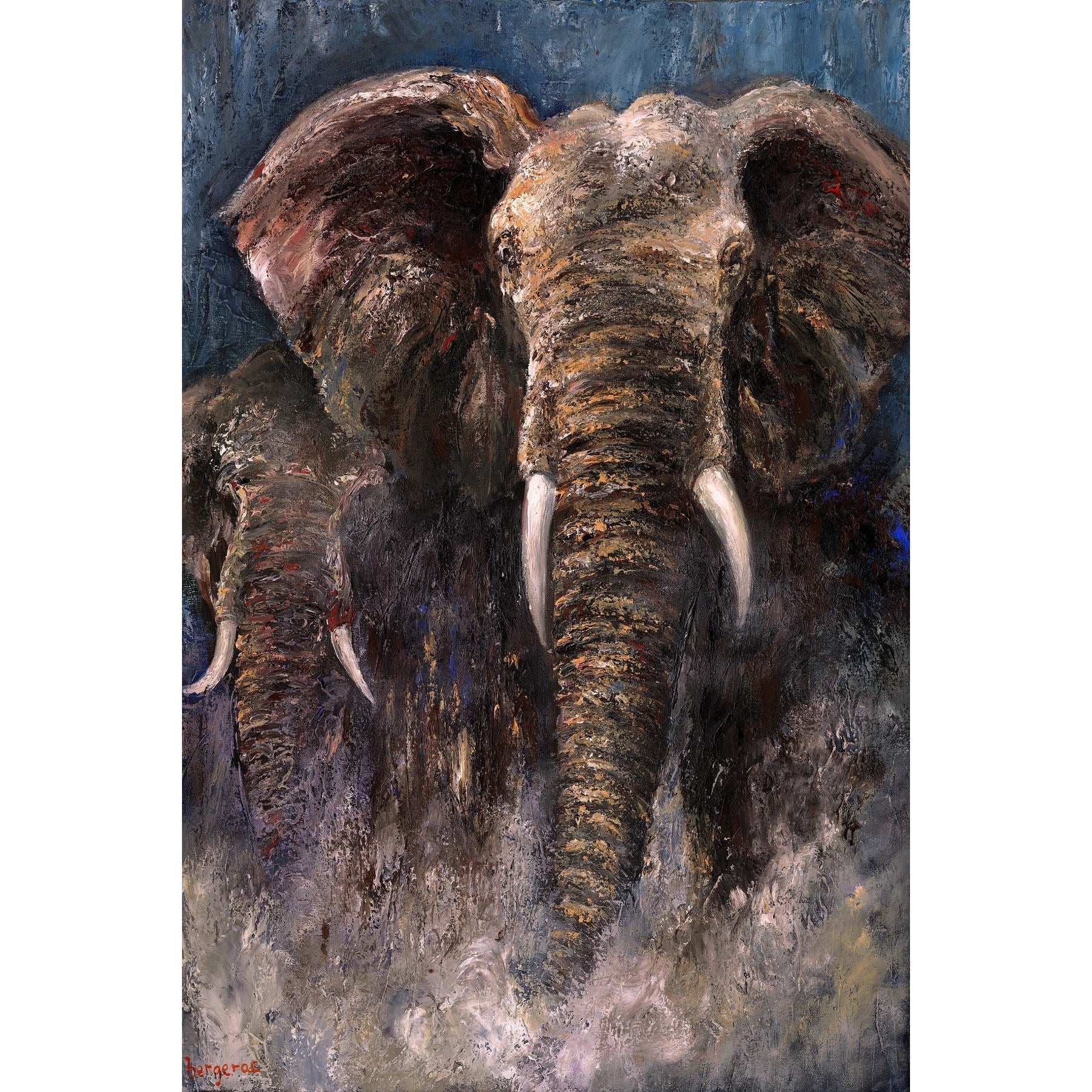 Marmont Hill "The Leader" by Bergerac Painting Print on Wrapped Canvas
