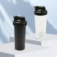 thumbnail image 6 of Leak-Proof Shaker Bottle with Shaker Balls - 600ml (20-OZ) - Ideal for Workout Supplements, Protein Powder - BPA Free - Portable Fitness Bottle for Fitness Enthusiasts and Athletes - White, 6 of 7