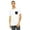 White/ Black, variant on BELLA + CANVAS Jersey Pocket Tee 3021, White, L