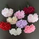 thumbnail image 3 of Nvzi Ramo de 2 flores artificiales de tacto real, flores falsas para decoración de hogar, oficina, boda, arreglo floral (Q18, 10,2 pulgadas de largo), 3 of 5