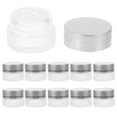 thumbnail image 3 of Envase de crema de muestra de 5g de 10 piezas, sub-botella de viaje portátil, lata de crema de esmalte opaco, recipiente de vidrio vacío, 3 of 4