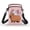 Cute Animal Axolotl, variant on Polyester Women Crossbody Bag Double Zipper Messenger Bag for Outdoor Holiday Travel(Ghost Spider Web Bat)