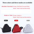 thumbnail image 2 of Flash F1 Triangle Style Car Light Pilot Stop Safety Car Lights Sporty Rear Third Brake Car Light Auto Tail Warning Brake Signal Lamp 12v, 2 of 5