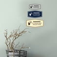 thumbnail image 5 of Signs ByLITA Fancy Remember To Throw Away Spoiled Food Sign (Navy Blue / White) - Medium, 5 of 8