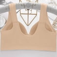 thumbnail image 7 of Warop Women's Front Closure Bra, Solid Color Wirefree Backless Seamless Push-Up Underwear, Supportive Lingerie for Everyday Wear, 7 of 7
