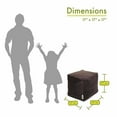 thumbnail image 6 of Majestic Home Goods Velvet Small Cube, 6 of 6