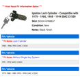 thumbnail image 2 of Ignition Lock Cylinder - Compatible with 1979 - 1986, 1988 - 1994 GMC C1500 1980 1981 1982 1983 1984 1985 1989 1990 1991 1992 1993, 2 of 2
