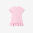 thumbnail image 5 of RMGVDSD Toddler Girl Dress Summer Girls Dresses Short Sleeves Casual Sundress Adorable Kids Lightweight A-Line Midi Dress Everyday Wear 2 Years, 5 of 9