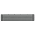 thumbnail image 4 of Cama elevada de jardín VidaXL, marco de acero robusto, 368 x 80 x 68 cm, gris, 4 of 8