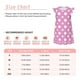 thumbnail image 3 of Fotbe Purple And White Polka Dot Vestido de Dormir para Niñas de 3 a 10 Años, Mangas Cortas, Estilo Princesa, Pijama Camisón con Mangas Voladas-X-Large, 3 of 6