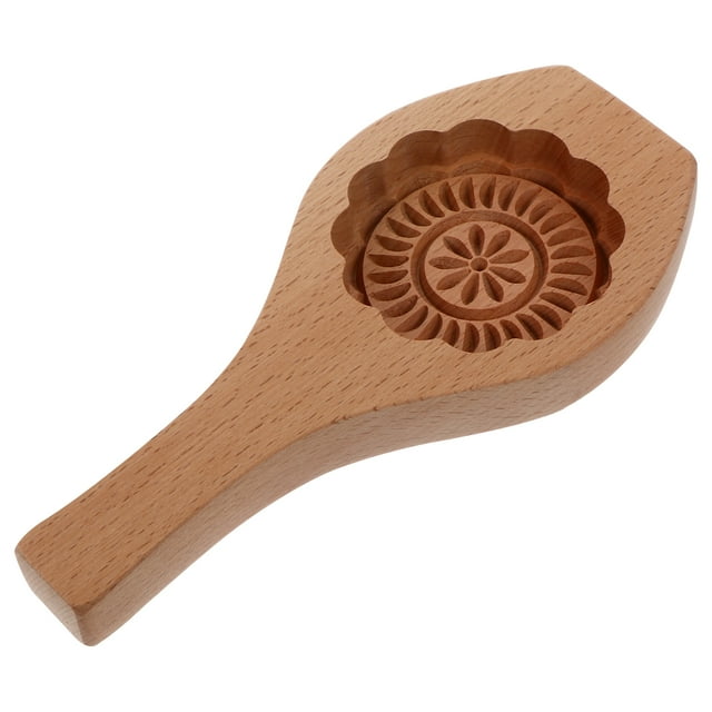 1pc Wooden Moon Cake Mould Creative DIY Household Baking Tools for Kitchen Home